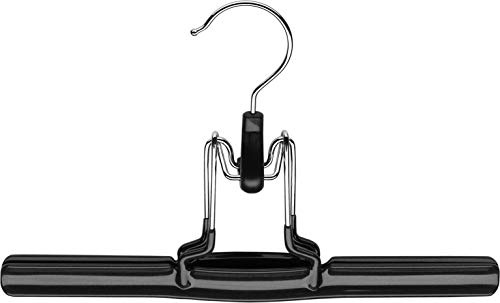 MAWA 10 Klemmbügel für Hosen MAWAmat, Schwarz, 26 cm
