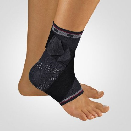 Bort Select TaloStabil Plus, Fußgelenk-Bandage / schwarz / rechts