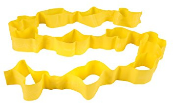 TheraBand CLX Latex-Free Resistance Band, 11 Loops for Pilates, Home Gym, Professional Physical Therapy & Fitness Equipment, 2.5 Metre, Yellow, Light