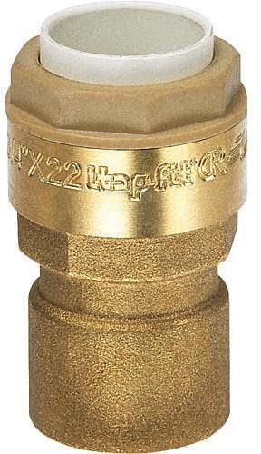 Raccord laiton droit à emboîtement F 1/2 Ø 20 mm Itap-Fit Itap