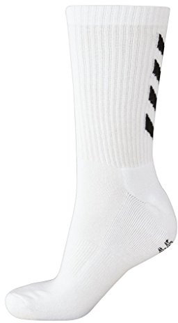 hummel Fundamental Multisport Erwachsene Schnelltrocknende Socken 3er Pack Gr, weiß, 22