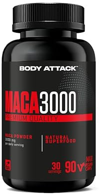 Body Attack Maca 3000 90 Kapseln, 1er Pack (1 x 105 g)