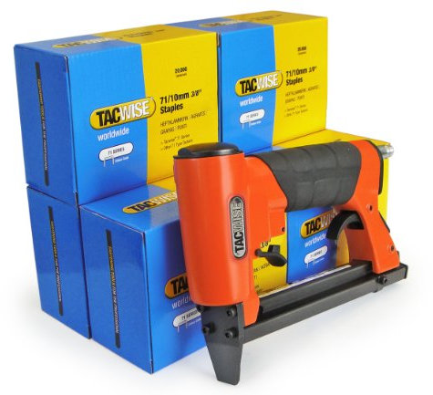 Tacwise 1190 A7116V Druckluft Polster Tacker Packet mit 120.000 x 10 mm Heftklammern, verwendet Typ 71/4 – 16 mm Heftklammern