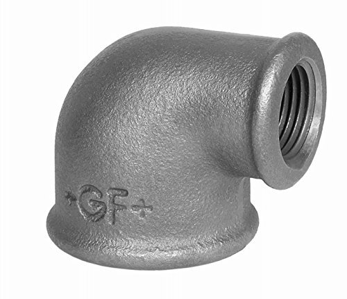 Georg Fischer +GF+ Temperguss Fitting, Verzinkt, NR. 90, 21/2 X 2 A1 Reduziert, Winkel 90° I/I