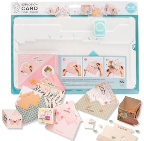 We R Memory Keepers Explosion Card Punch Board-