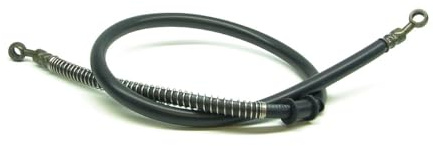 2EXTREME Bremsleitung vorn 0,92 m kompatibel mit V-Clic, SYM Fiddle 2 50 4T | Leitung für Scheibenbremse vorn, Länge 0,92 m, 50ccm GY6 China 4takt; kompatibel mit SYM Orbit 1 50 4T, Anschlüsse prüfen
