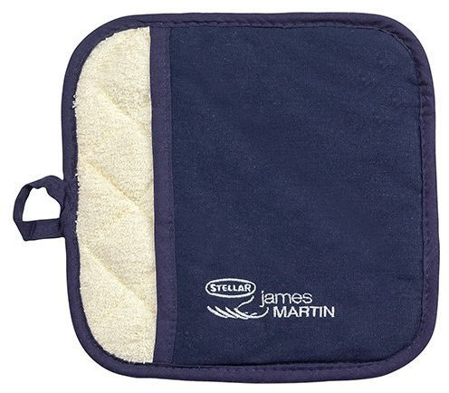 Stellar James Martin Pot Holder, Oven Glove, Apron, Cotton (Pot Holder, 20cm)