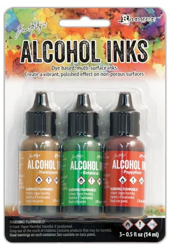 Ranger Adirondack Brights Alcohol Ink, 0.5-Ounce, Conservatory-Honey Comb/Botanical (TAK-B-40859)