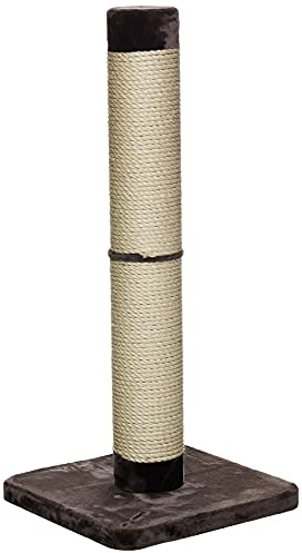 MidWest Homes for Pets Modèle 135F-BR Poteau griffoir pour chat Forte de grande taille recouvert de sisal extra-durable, Marron et Brun