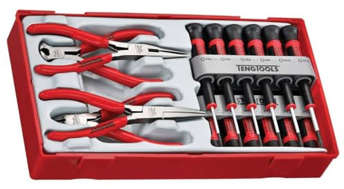Teng TTMI16Mini Plier and Screwdriver Set (16 Pieces)