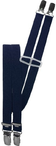 Harrys-Collection Hosenträger Herren 4 Clips 18mm, rot | hohe Elastizität, verstellbare Länge, stabiler Metall-Clip Verschluss, H-Form Rückenkreuz, dehnbares Hosen Zubehör