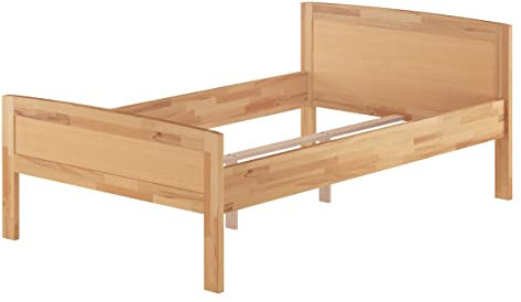 Erst-Holz®Seniorenbett Einzelbett 120x200 Futonbett Buche-Bettgestell ohne Rollrost 60.72-12 oR