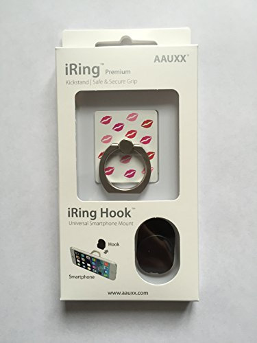 iRing Premium Style Ring, Smartphone-, Handy-Halterung, Haltegriff, Standfuß, Autohalterung, Selfie, für iPhone 6/6Plus/6S, Galaxy 5/S6/Note, Sony Xperia Z5, LG G4/Nexus 5 X, Huawei G8/P8, HTC One A9/M9/Desire