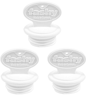 Fashy Wärmflaschen Ersatz-Verschluss, groß, Gewinde Ø 29 mm, Stück:3 Stück