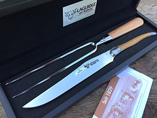 Laguiole en Aubrac Tranchierbesteck SMQ99ERIF Kirschholz