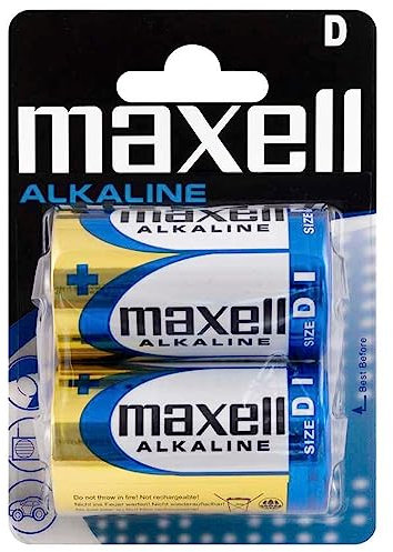 Maxell Batterie Alkaline D Mono LR20 2Stück, 723884