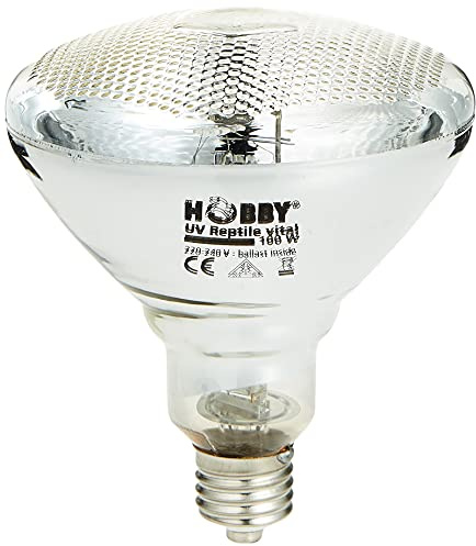 HOBBY Terraristik UV Reptile vital Desert I UV-Lampe für Terrarien I 100 W I UV- Lampe für die Reptilienhaltung I UV-Flächenstrahler für wüstenbewohnende Reptilien I energieeffizient & langlebig