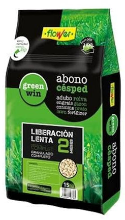 Flower 10739 - abono césped complet-k -Profesional- (otoño-Invierno), 15 Kg