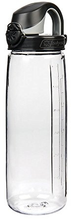 Nalgene Trinkflasche 'Everyday OTF' - 0,7 L transparent/schwarz