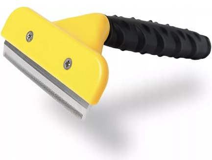 HUKITECH Katzenbürste Hundebürste für Hunde Katzen (Größe S/M) Bürste Fell Fellbürste Kamm Fellkamm Hundekamm Unterwollbürste Tierhaarbürste Haarpflege