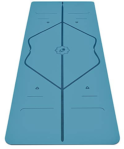 Liforme Tappetino Yoga da Viaggio - Leggero, Trasportabile e Antiscivolo - Eco-Sostenibile in Gomma Naturale Biodegradabile con Esclusivo Sistema con Indicatori di Allineamento