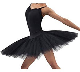 Bloch – Edles Ballett Tutu für Frauen in Schwarz, Größe P/S, für Kinder und Jugendliche, Erwachsene, Röcke, Tutu, Frühling/Sommer