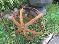 Zen Man Gartendeko, GartenDekokugel aus Metall, EdelRost