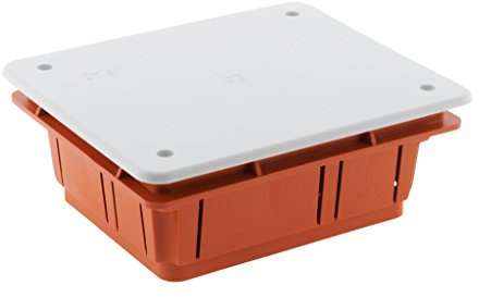 Zenitech Boîte de dérivation à encastrer 118 x 96 x 50mm - Rouge