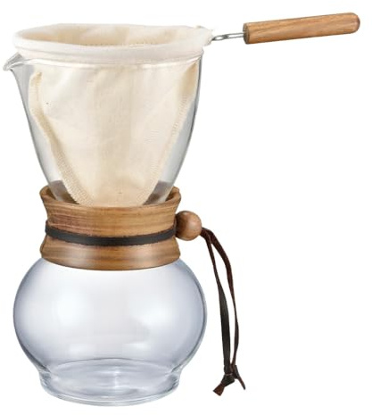 Hario Woodneck Drip Pot, 480ml, Acacia Wood