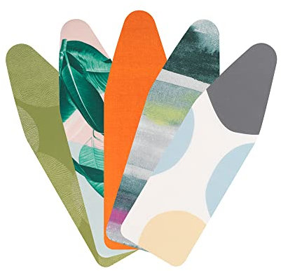 Brabantia 8mm Thick Underlay Ironing Board Cover (C Board/Random Selection x1) Heat-Resistant, Non-Slip, Cord Fastener