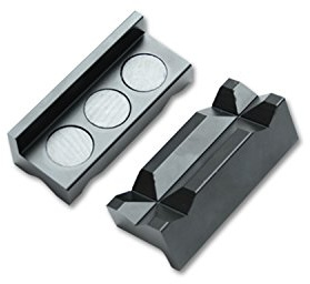 Vibrant Performance 20990 Billet Aluminum Vise Jaw, black