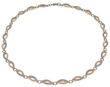Boccia Damen-Collier Titan gebürstet 47 cm-0876-03