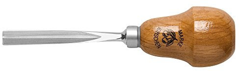 KIRSCHEN Werkzeuge 5639002 | Kerbschnitzbeitel mit Birnenheft Stich 39, gerade & V-förmig - 2mm