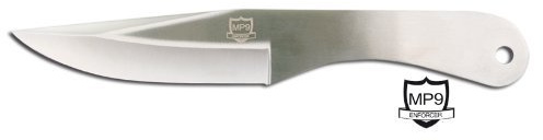Buchner MP9 Schweres Wurfmesser, Wurfmesser, Edelstahl, 22 cm, Buchenholzgriff, Sport, Adults