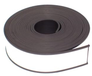 Magnetic Label Holder, Magnetic Label Strips with Protective Films. Paper Inserts and Plastic Protectors. Magnetic Racking Labels Shelf Sign (Roll, 50Mm High X 5Mm Long)