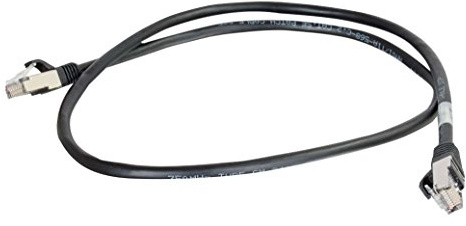 C2G 5M Cat5e Ethernet Network Patch Cable (STP) Booted & Shielded BLK, Black