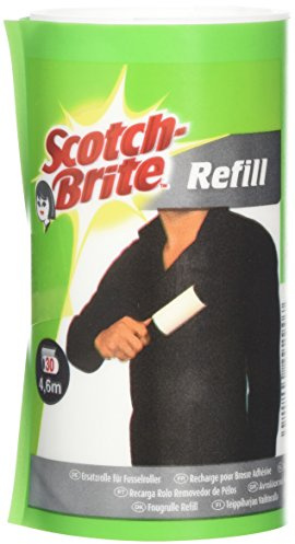 Scotch-Brite Fusselroller-Nachfüllpackung, 12 Stück, insgesamt 30 Klebstoffe auf einer Rolle