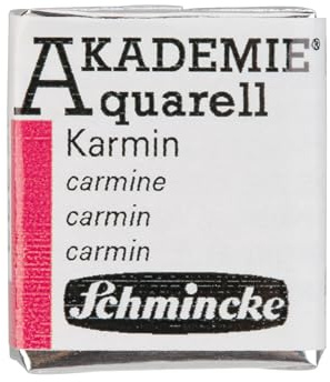 Schmincke AKADEMIE Aquarell 1/2 Näpfchen Karmin, 16 333 044