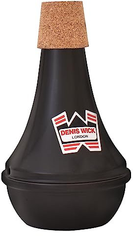 Denis Wick Trompetendämpfer, Straight Praxis schwarz