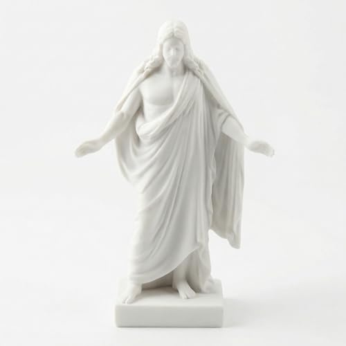 3 tum LDS CTR Christus vit odlad marmor Jesus Kristus staty handgjord