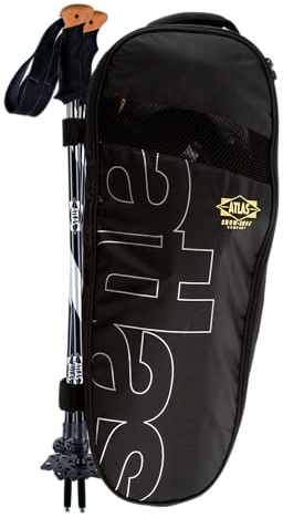 Atlas 1634501.1.1.1SIZ - Bolsa para Raquetas de Nieve, 76-89 cm, Color Negro