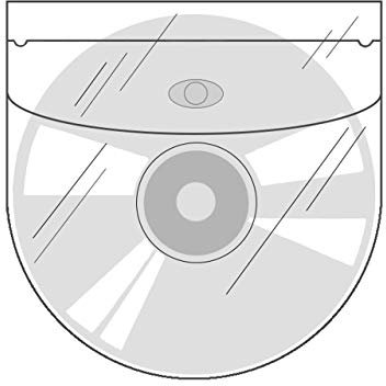 CD-Taschen selbstklebend | Transparent | Mit Klappe | 20 oder 100 Stück | CD-Hüllen zum Einkleben | Selbstklebende Hüllen für CD, DVD und Blu-ray / 20 Stück