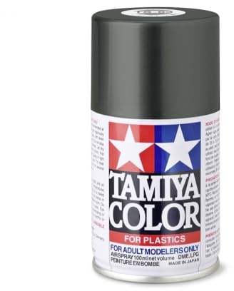TAMIYA 85063 TS-63 NATO svart matt 100 ml – sprayfärg för plastmodelltillverkning, modellbygge och pysseltillbehör, sprayfärg för modelltillverkning, 100 ml