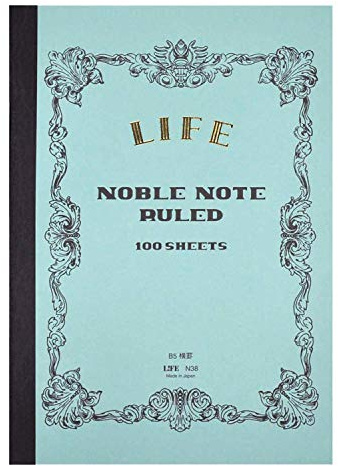 LIFE Noble Note horisontell linjerad linje 8 mm B5 N38