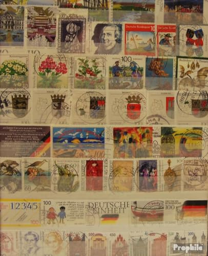 Prophila Collection BRD (BR.Deutschland) 150 Verschiedene Marken aus den Jahren 1990 bis 1999 (Briefmarken für Sammler)