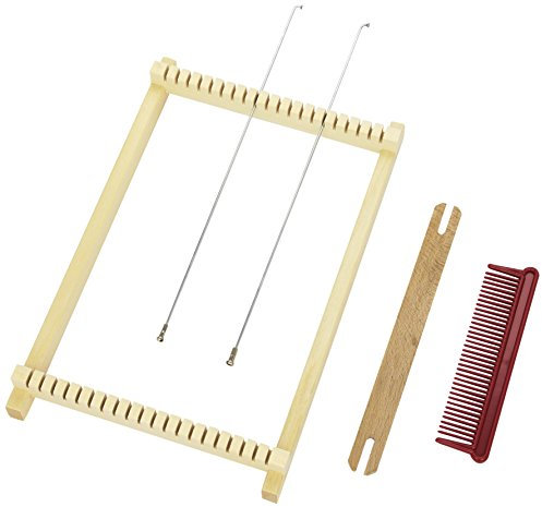 KnorrPrandell 2551000 Schulwebrahmen aus Holz, 17 cm, Beige