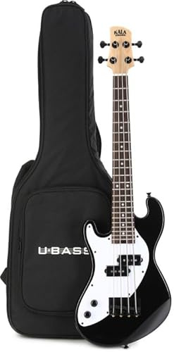 Kala Solid Body 4-String Black Fretted U•BASS® Linkshänder