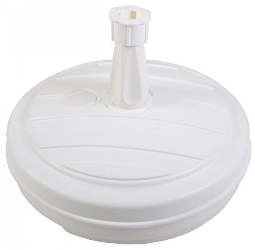 keine Angabe Mm Garden Parasol Rond en Plastique Blanc 45 x 13 cm