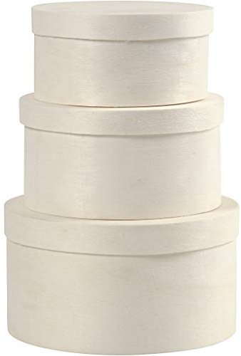 Boîtes copeau rondes