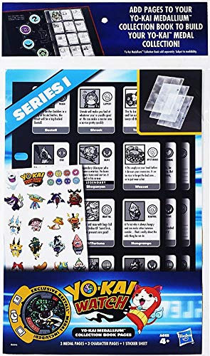 Yo-Kai Watch Medallium Collector Book Pages